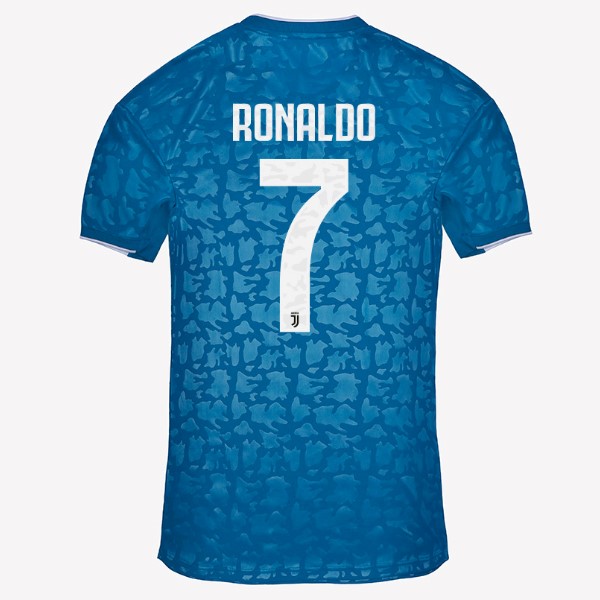Camiseta Juventus NO.7 Ronaldo Tercera equipo 2019-20 Azul